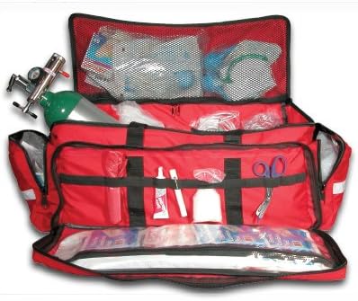 Fieldtex Inc 911-82211WP-18221 Large EMS Duffle Kit Red With Supplies
