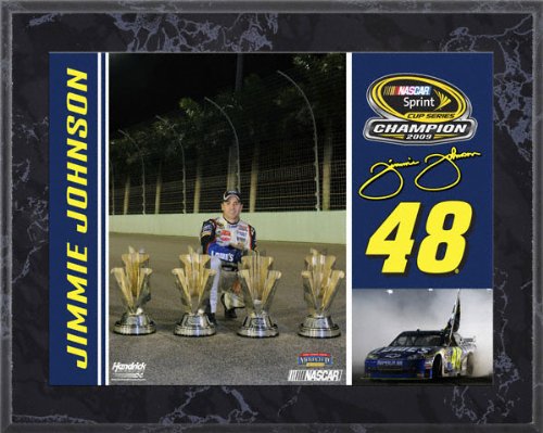 Mounted Memories Jimmie Johnson 2009 Sprint Cup Champion Championship Plaque