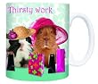 Thirsty Work Guinea Pig Mug