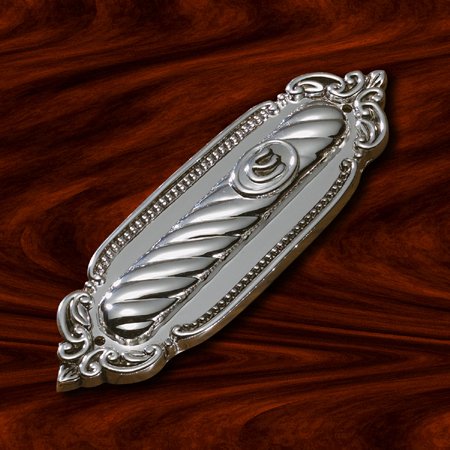 MAJESTIC MEZUZAH CASE - MAJESTIC SILVER PLATED MEZUZAH CASE - Mezuzah