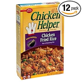 Chicken Helper, Fried Rice, 6.4-Ounce Boxes (Pack of 12)