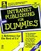 Books : Intranet Publishing for Dummies