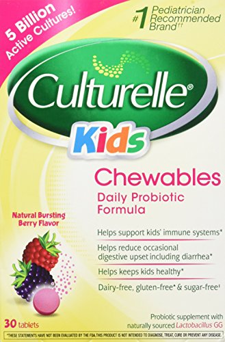 Culturelle Kids Chewables, Natural Bursting Berry Flavor, 30 ct