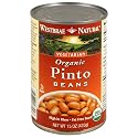 Westbrae Natural Vegetarian Organic Pinto Beans, 15 Ounce Cans (Pack of 12)