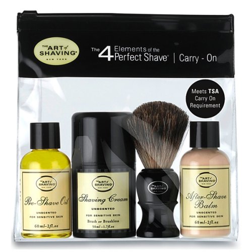 The Art of Shaving Unscented Carry On Travel Kit