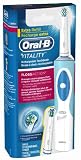 Braun Vitality D12.523 Oral-B Floss Action Rechargeable Electric Toothbrush with 1 Extra Replacement Head