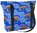 UK Logo University of Kentucky Wildcats Tote Bag Cotton with WATERPROOF LINING UNDERSIDE Travel, Baby, Diapers, Sports Gym or Beach Cute UNIQUE CHRISTMAS GIFT IDEA for Him Her Man Men DAD MOM Woman Women Ladies