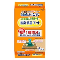 花王ニャンとも&ワンだふる清潔トイレ 脱臭・抗菌マット 6枚入