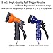 Ohuhu 50 Feet Garden Hose / Expandable Hose with Brass Connectors and Sprayer, 2016 Version