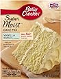 Betty Crocker Supermoist Cake Mix, Natural Vanilla, 15.25-Ounce (Pack of 6)