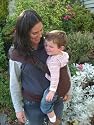 Ellaroo Mei Hip Baby Carrier - Mango/Mahogany