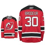 BRODEUR 30 New Jersey Devils Reebok Premier Home NHL Hockey Jersey (NHLPA Certified Custom Sewn Authentic Twill)