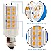 KINDEEP E11 LED Bulb, 5W(40W Incandescent Replacement), Mini Candelabra Edison Screw, 400 Lumens, Warm White 3000K, Pack of 5