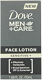 UPC 011111261310 product image for Dove Men+Care Face Lotion, Sensitive+ ,1.69 oz | upcitemdb.com