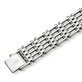 Polished Stainless Steel Bracelet - 8.5 Inches