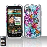 Rubberized Silver Purple Blue Yellow Orange Wave Flower Snap on Design Case ....