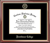 Providence College Friars - Embossed Seal - Mahogany Gold Trim - Diploma Frame