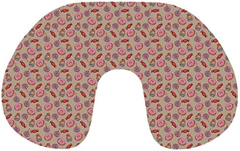 Candies Lollypops Travel Neck Pillow
