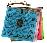 Tibetan Buddhist Satin Prayer Flags