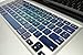 Crocodil Graphics Blue Textured Keyboard Stickers for MacBook Pro 13, 15, 17 and MacBook Air 13