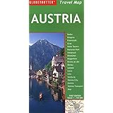 travel map austria globetrotter travel map