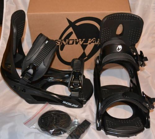 Snowboard Bindings Size XL Snowjam Men's 8-14 Size Black NEW