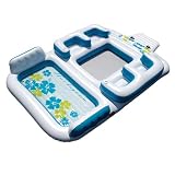 New Giant Inflatable Floating Island 6 Person Raft Pool Lake Float 15-8"x 9-4