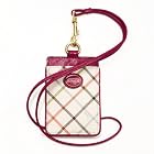 COACH Peyton Tattersall ID Lanyard Badge Case 64686