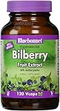 BlueBonnet Bilberry Fruit Extract Supplement, 120 Count