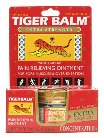 Amazon.com: Tiger Balm Red Extra Strength Ointment, 18 Gram -- 6 per