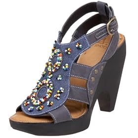 J. Shoes Women's Mimosa Wedge,Utility Blue/Navy,10 M US