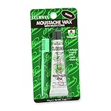 Clubman Pinaud Moustache Wax with Free Brush/Comb Applicator Brown, 0.5 Ounce