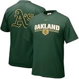 Nike Oakland Athletics Green Arched Date T-shirt