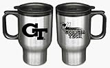 Georgia Tech Yellow Jackets 16 oz. Stainless Steel Travel Mug (Set of Two)