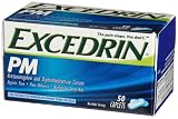 Search : Excedrin Regular Strength Pain Reliever PM, 50-Count Caplets (Pack of 2)