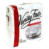 Vanity Fair Premium Napkins, 3-Ply, 40-Count Package (Pack of 8)