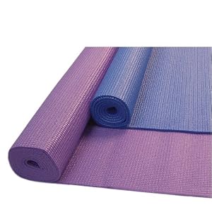 BodyTrends Sticky Yoga Mat - Purple Fitness Exercise Mats