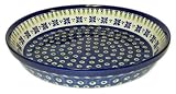 Review Teresa Beach Polish Pottery B04296 / Teresa Beach Polish Pottery 9 Inch Pie Pan, Country Flower pattern