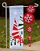 Garden Flag Snowy Lane Sab