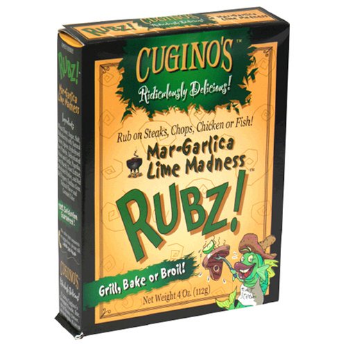 Cugino's Gourmet Foods, Ridiculously Delicious RUBZ, Mar-Garlica Lime Madness, 4-Ounce... by Cugino's Gourmet Foods