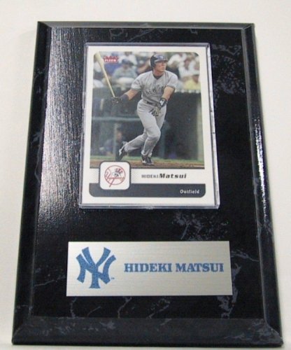 New York Yankees Hideki Matsui MLB Card Plaques