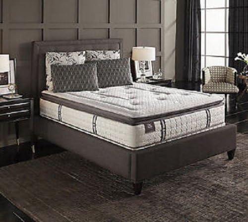 STEARNS AND FOSTER FOUNDERS COLLECTION GS LUXURY PLUSH EURO PILLOW TOP KING SIZE MATTRESS SET