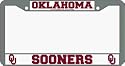 Oklahoma Sooners Chrome Frame