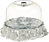 Arthur Court Grape Cake Tray with Acrylic Dome
