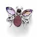 Lori Bonn "Queen Bee" Sterling Silver Pink Crystal Bee Slide Charms for Charm Bracelets Lori Bonn "Queen Bee" Sterling Silver Pink Crystal Bee Slide Charms for Charm Bracelets