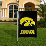 Garden Sized University of Iowa Double Sided Flag