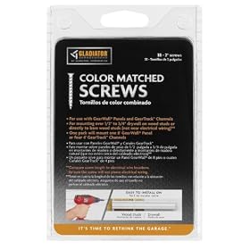 Gladiator GarageWorks GAAC0232RY Color-Matched Screws, 32-Pack by Gladiator GarageWorks