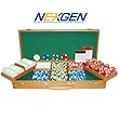 500 Lucky Bee EDGE SPOT NEXGEN Chips w/Wooden Case