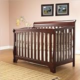 Espresso Sorelle Florence 4 in 1 Convertible Crib w, Toddler Rail