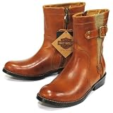 Harley Davidson 'Linhurst' Ankle Boots Ladies - Brown 